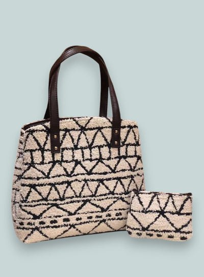 Bohemian Vibes - Zigzag Pattern Tote