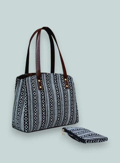 Aztec Charm - Bold Tribal Print Tote