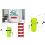 Portable Electric Water Geyser | Energy-Efficient, Shock-Proof Instant Heater for Home, Kitchen & Office